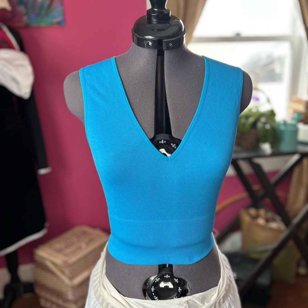 Primark Bright Blue Sleeveless Tank Top